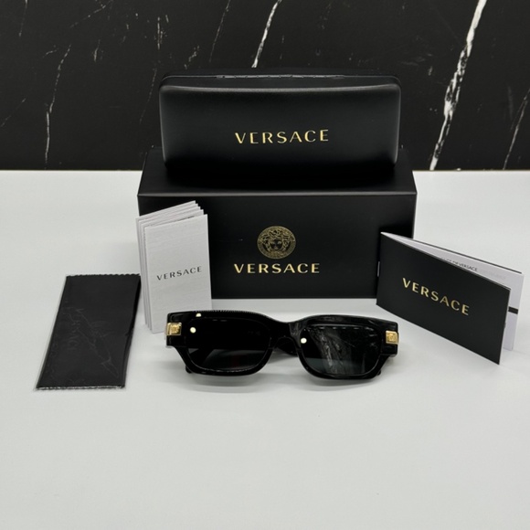 NEW VE4465 GB1/87 VERSACE SQUARE MOD 4465 GB1/87 UNISEX SUNGLASSES VE4465 GB187 - Picture 11 of 11